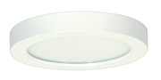 13.5 WATT 7 INCH FLUSH MOUNT LED FIXTURE 4000K ROUND SHAPE WHITE FINISH 120 VOLTS