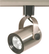 1 LIGHT MR16 120V TRACK HEAD ROUND BACK BRUSHED NICKEL TRANSITIONAL