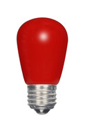 1.4 WATT LED S14 CERAMIC RED MEDIUM BASE 120 VOLTS
