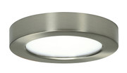 10.5 WATT 5.5 INCH FLUSH MOUNT LED FIXTURE 2700K ROUND SHAPE BRUSHED NICKEL FINISH 120 VOLTS