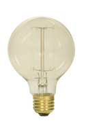 40 WATT G25 INCANDESCENT CLEAR 3000 AVERAGE RATED HOURS 160 LUMENS MEDIUM BASE 120 VOLTS