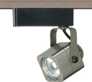 1 LIGHT MR16 12V TRACK HEAD SQUARE BRUSHED NICKEL TRANSITIONAL