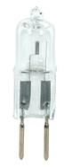 20 WATT HALOGEN T3 CLEAR 2000 AVERAGE RATED HOURS 300 LUMENS BI PIN GY6.35 BASE 12 VOLTS