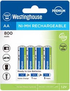 DURACELL NIMH RECHARGEABLE BATTERY 4 PACK 1.2 VOLT AA 800MAH