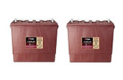 12 VOLT DEEP-CYCLE FLOODED BATTERY 921 185AH 2 PACK 24 TOTAL VOLTS