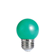 LEDG14G 1 WATT AMBIENT LED COLOR LIGHT G14 BULB MEDIUM BASE GREEN