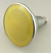 15 WATT PAR38 LED YELLOW 40 DEGREE BEAM SPREAD MEDIUM BASE WET LOCATION RATED