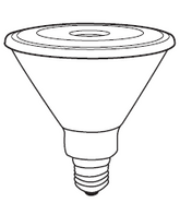 12W P30 DIMMABLE SMOOTH 24 KFL