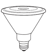 DIMMABLE 14W SMOOTH PAR30 27K FL