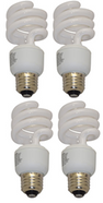 4 PACK CF15COILSW 2700-3000K SOFTWARM 15W COIL SPIRAL E26