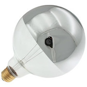 100W 120V G40 SILVER BOWL E26 GLOBE