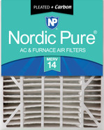 20X25X6 1 PACK NORDIC PURE MERV 14 MPR 2800 FILTER ACTUAL SIZE 19.75 X 24.25 X 6 MADE IN USA IN-BDBZ8