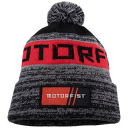 TETON POM BEANIE - GRAY, RED,  BLACK