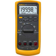 FLUKE 3-34 DIGIT HEAVY DUTY MULTIMETER ANALOGDIGITAL DISPLAY FREQ DUTY CYCLE CAPMEAS TOUCH-HOLD & RELATIVE MODES TRUE RMS BACKLIGHT YELLOW HOLSTE