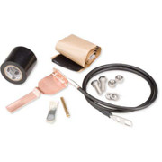ANDREW GROUNDING KIT FOR 12 INCH DIAMETER CABLES TWO HOLE LUG FOR GROUNDING TO A TOWER BUS BAR INC CL 24 INCH GRND CABLE W/ SOLID COPPER STRAP AND WE
