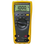 FLUKE 6000 COUNT HANDHELD MULTIMETER ANALOG BARGRAPH AUTOMANUAL RANGING LARGE DISPLAY TAPERED BODY READING AND AUTO HOLD SMOOTHING MODE IN-7K5G1
