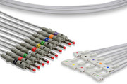 IN-71K91 EKG LEADWIRES 10 LEADS BANANA Replacement