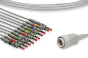 IN-71F33 DIRECT-CONNECT EKG CABLES 10 LEADS BANANA 340 CM
