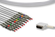 IN-71F42 DIRECT-CONNECT EKG CABLES 10 LEADS BANANA 340 CM