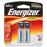 ENERGIZER CONSUMER ALKALINE CARDED BATTERIES 2PK IN-30L08