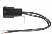 BA15D Socket with Bracket 6 Inch Wire Leads Replacement Light Socket 120V