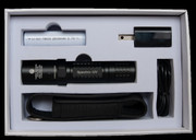COMES COMPLETE WITH NANO 365 SERIES RECHARGEABLE IDX-400 UV-A LED FLASHLIGHT RECHARGEABLE LITHIUM IO