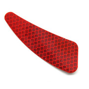 RED SIDE REFLECTOR DECAL (PASSENGER'S SIDE) FOR GAS TXT 2+2 2016 GOLF CART