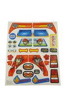 DGL23 PAW PATROL FIRE TRUCK LABEL SHEET FOR FIRETRUCK (DGL23)