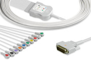 BLUETOOTH ECG TRANSMITTER DIRECT-CONNECT EKG CABLES SNAP
