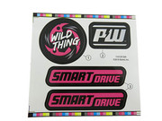 FNK90 WILD THING PINK LABEL SHEET FOR WILD THING (DNM22)