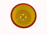 DLX40 PW BLAZE MONSTER TRUCK HUBCAP FOR BLAZE (DLX40) (YELLOW/RED)