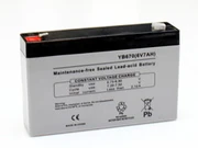 12-239 EMERGENCY LIGHTING 7.2AH AGM WITH F1 TERMINALS BATTERY