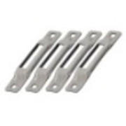 STAINLESS E TRACK SINGLE STRAP ANCHOR 4 PACK CLAMSHELL Replacement