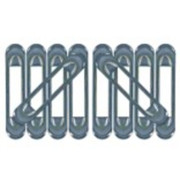WELD ON UNFINISHED SNAP LOC E TRACK SINGLE STRAP ANCHOR 10 PACK Replacement