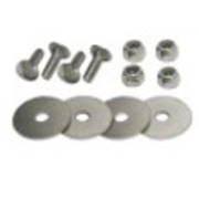 CARRIAGE BOLT SET FIVE SIXTEENTH X 1 INCHES STAINLESS STEEL FOR 2 SNAP LOC E TRACK SINGLES Replacement