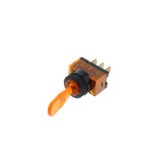 WEDGE TOGGLE 3P SPST OFF ON AMBER BULB VDC