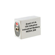 IN-1A6Q3 EXELL 411A ALKALINE 15V BATTERY REPLACES NEDA 208 10F20 BLR121