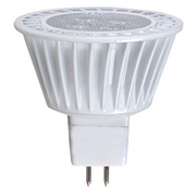 IN-16DU0 LED 4.5W 10-15-VOLT GX5.3 / GU5.3    2-PIN            MR16 DIMMABLE