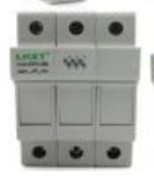 IN-H8G30 1000V FUSED HOLDERFUSE LINK SIZE 10X38MMRATED VOLTAGEDC 1000VRATED CURRENT32ADIN RAIL35MMSTANDARDIEC