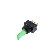 IN-H53A1 WEDGE TOGGLE 3P SPST OFF ON GREEN LED VDC