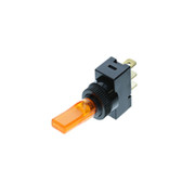 IN-H5390 WEDGE TOGGLE 3P SPST OFF ON AMBER LED VDC