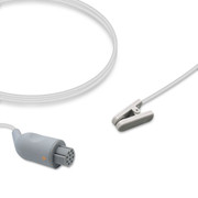 Replacement: Adult, Ear clip, 3.0m, GE-Trusignal, Reusable