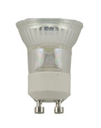 20MR11/GU10F Halogen Bulb - MR11 GU10 20W 120V Clear Replacement