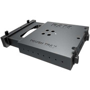 RAM MOUNTS UNIVERSAL LAPTOP TOUGH-TRAY HOLDER WITH FLAT RETAINING ARMS SPRING LOADED EXPANDABLE TRAY Y FOR 10-16 INCH WIDE LAPTOPS WITH 4 FLAT SIDE CLA