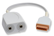 CARESCAPE B650 TEMPERATURE ADAPTERS YSI 700 DUAL FEMALE MONO PLUG CONNECTORS