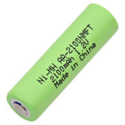 GP GP130AAHE2B1H CORDLESS PHONE 2100MAH FLAT TOP CELL BATTERY