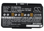 CS-GM276DL GARMIN GPS NAVIGATOR BATTERY BLACK Replacement