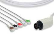 504USP DIRECT-CONNECT ECG CABLES SNAP: