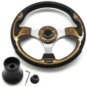 PRO FIT 13 INCH STEERING WHEEL WOOD GRAIN RXV MODEL FOR YEAR 2008