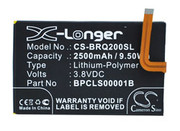 CS-BRQ200SL BLACKBERRY MOBILE SMARTPHONE BATTERY BLACK Replacement